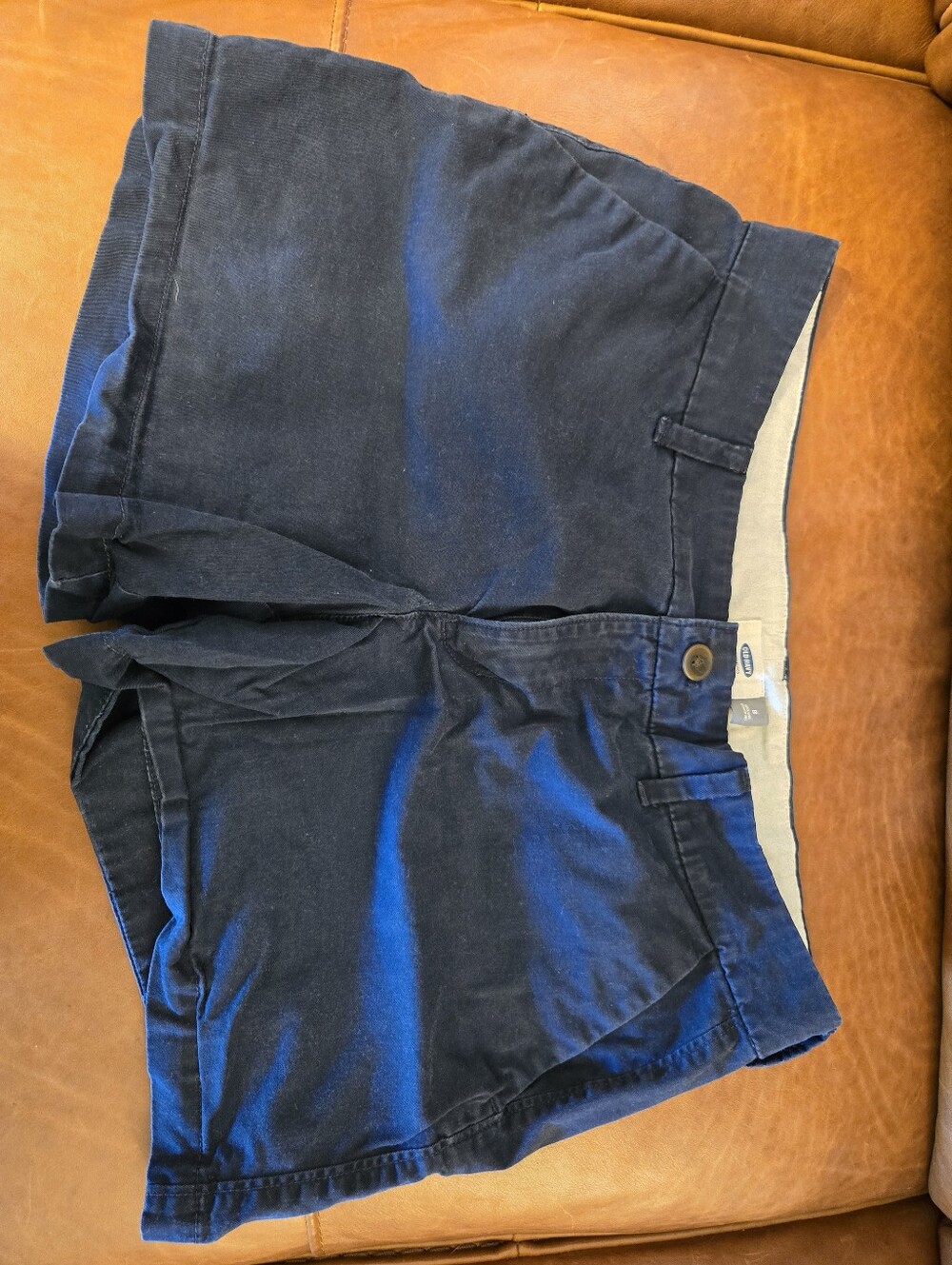 Old Navy Navy Blue High-Waist Women's Shorts